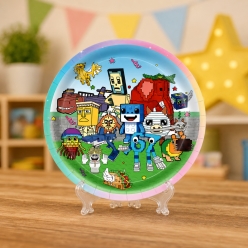 Roblox BrainRot Dessert Plates - 10 Pack